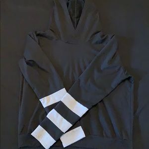 Extra long sleeve hoodie